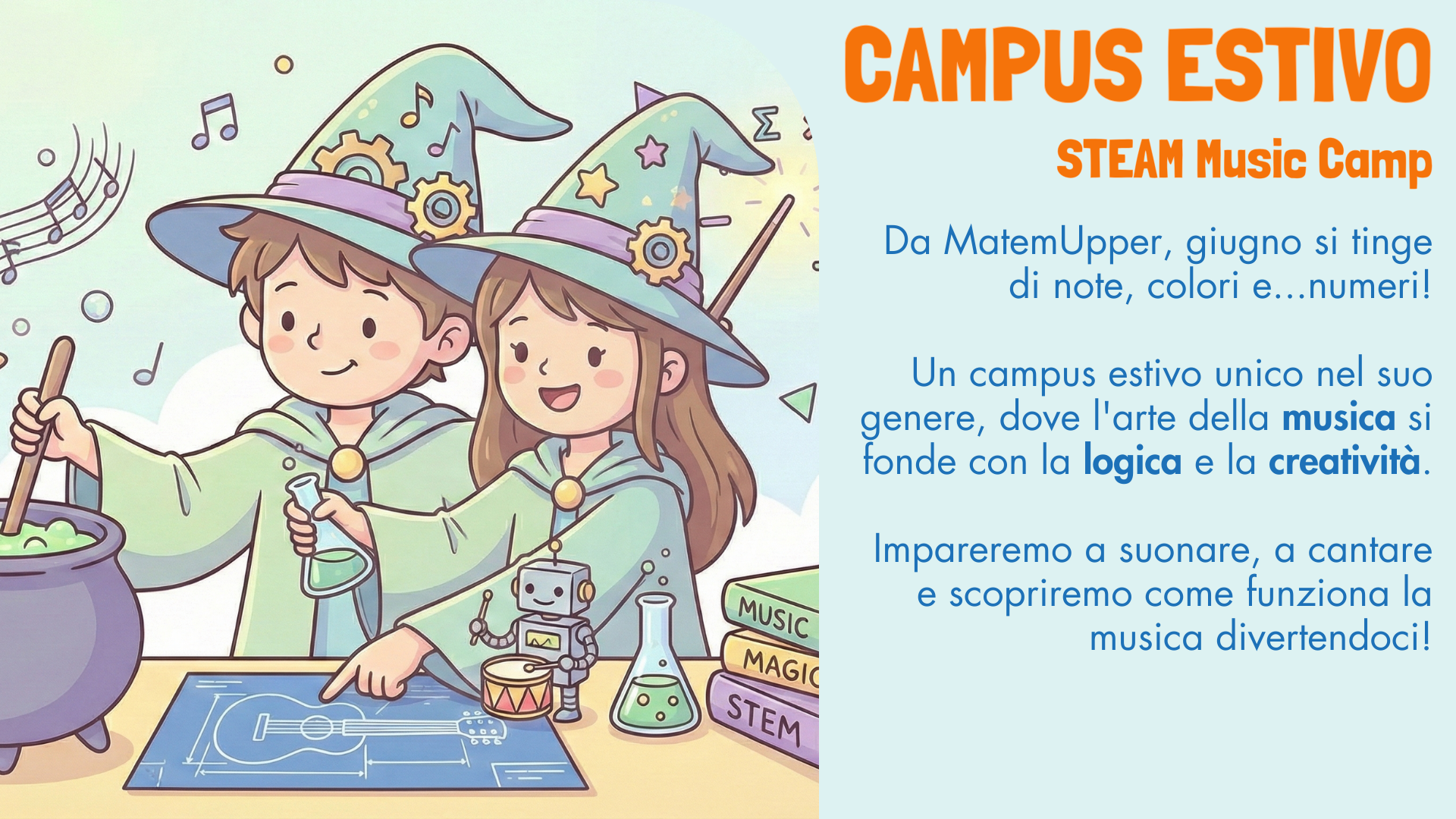 Camp estivo musica e STEAM